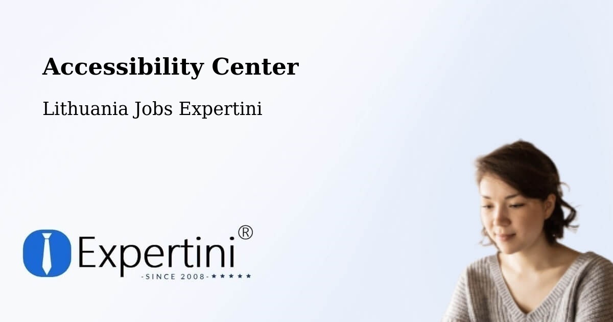 Accessibility Statement – Pabradė - Lithuania Jobs Expertini
