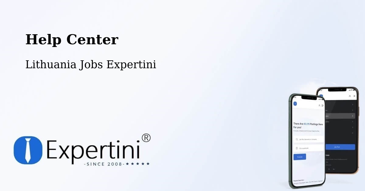 Help Center – Pabradė - Lithuania Jobs Expertini