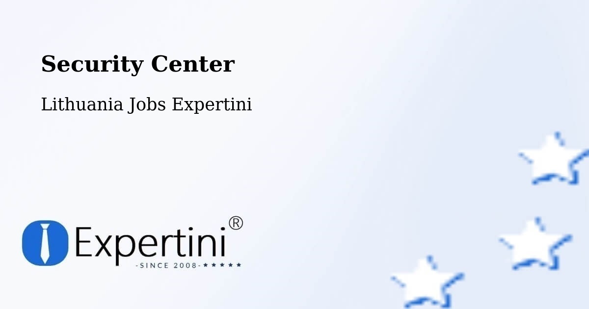 Security & Compliance – Pabradė - Lithuania Jobs Expertini
